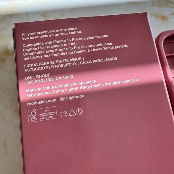 RHODE Pink Phone Case - Picture 10 of 11